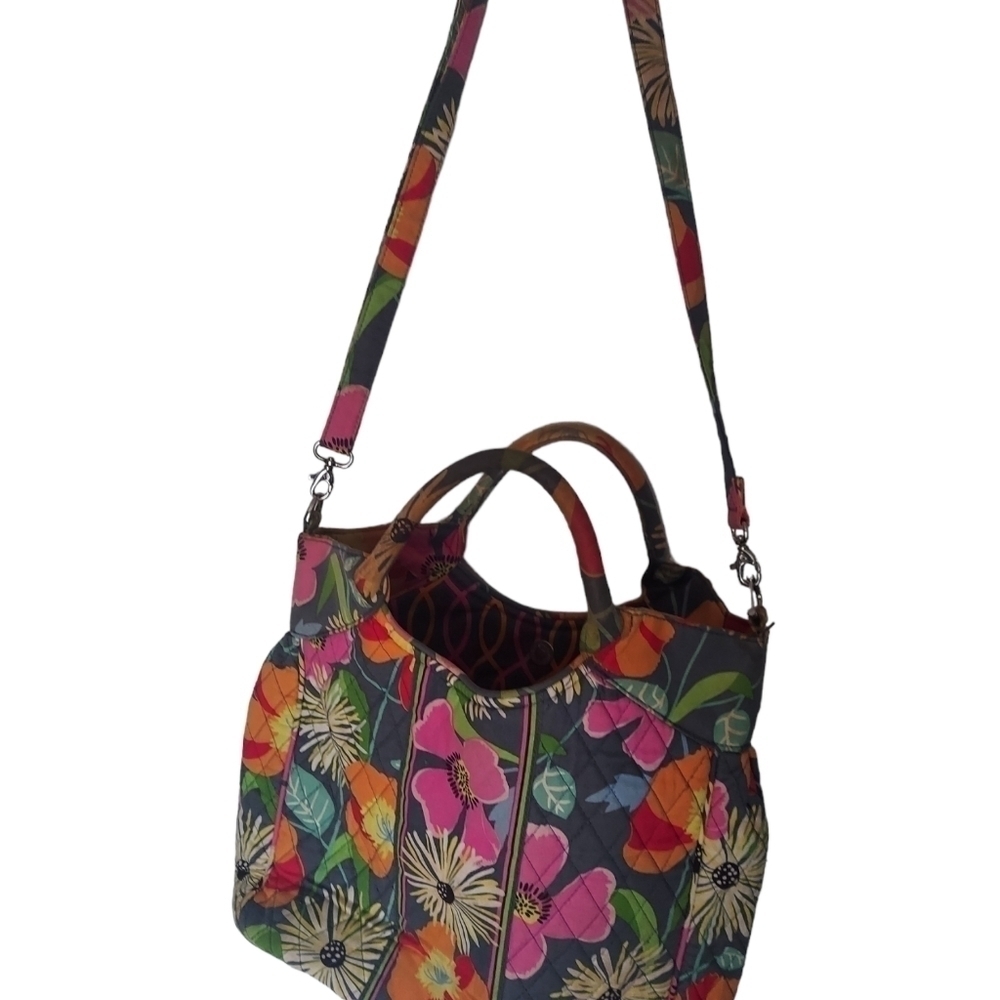 VERA Bradley shoulder bag with a short handle - Picture 2 of 7